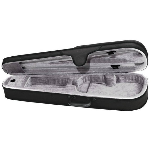 GEWA PURE CVA02 16.5" Viola Case - Ultra-Rigid Foam Shell - Black/Light Grey