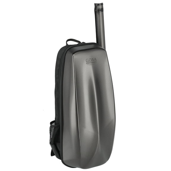 GEWA Space Bag 1/2-1/4 Size Violin Backpack with Bow Case - Titanium
