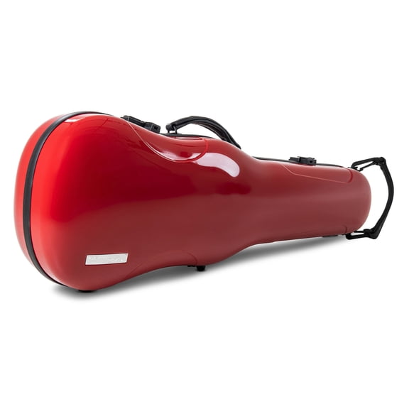 GEWA Viola Case, Air 2.0, Shaped, Red/Black, High Gloss w/Subway Handle