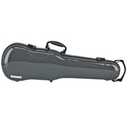 GEWA Violin Case, Air 1.7, Shaped, 4/4, Grey/Black, High Gloss, w/Subway Handle