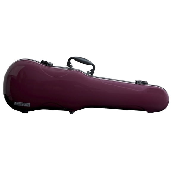 GEWA Air 1.7 4/4 Shaped Purple Violin Case - Thermoplast Shell & Velour Interior