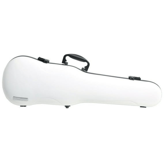 GEWA Air 1.7 4/4 Shaped White Violin Case w/ Thermoplast Shell & Velour Interior