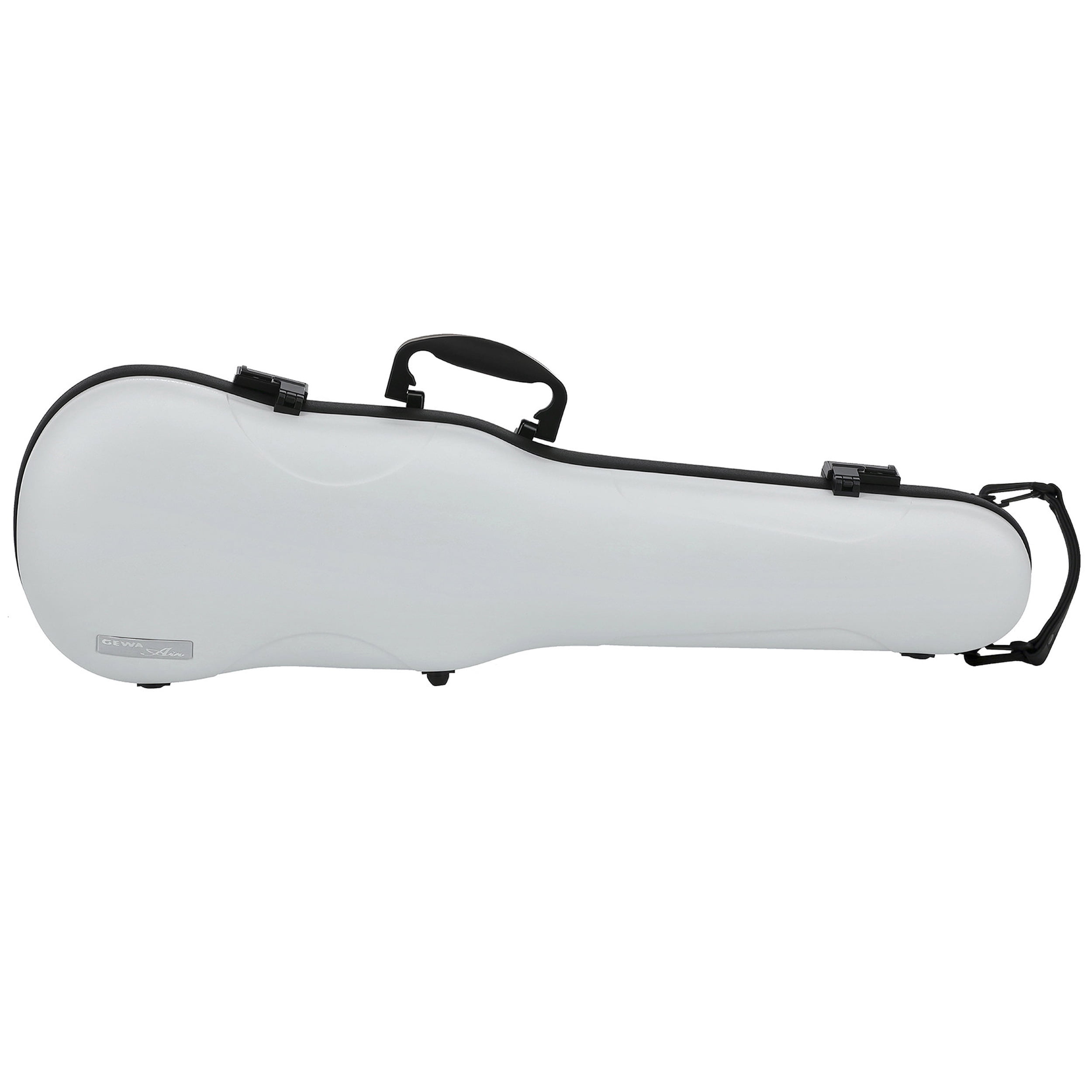 GEWA Violin Case, Air 1.7, Shaped, 4/4, White/Black, Matte, w/Subway Handle