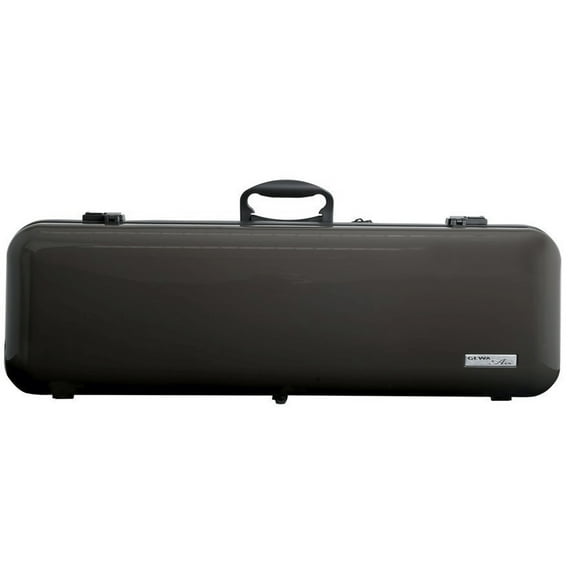 GEWA Air 2.1 4/4 Oblong Violin Case Brown/Black - High Gloss, w/ Subway Handle
