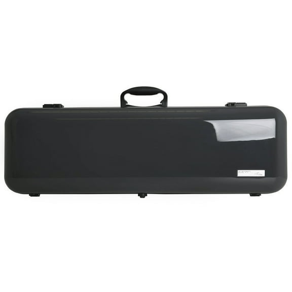 GEWA Air 2.1 4/4, Oblong Violin Case Grey/Black High Gloss w/ Subway Handle