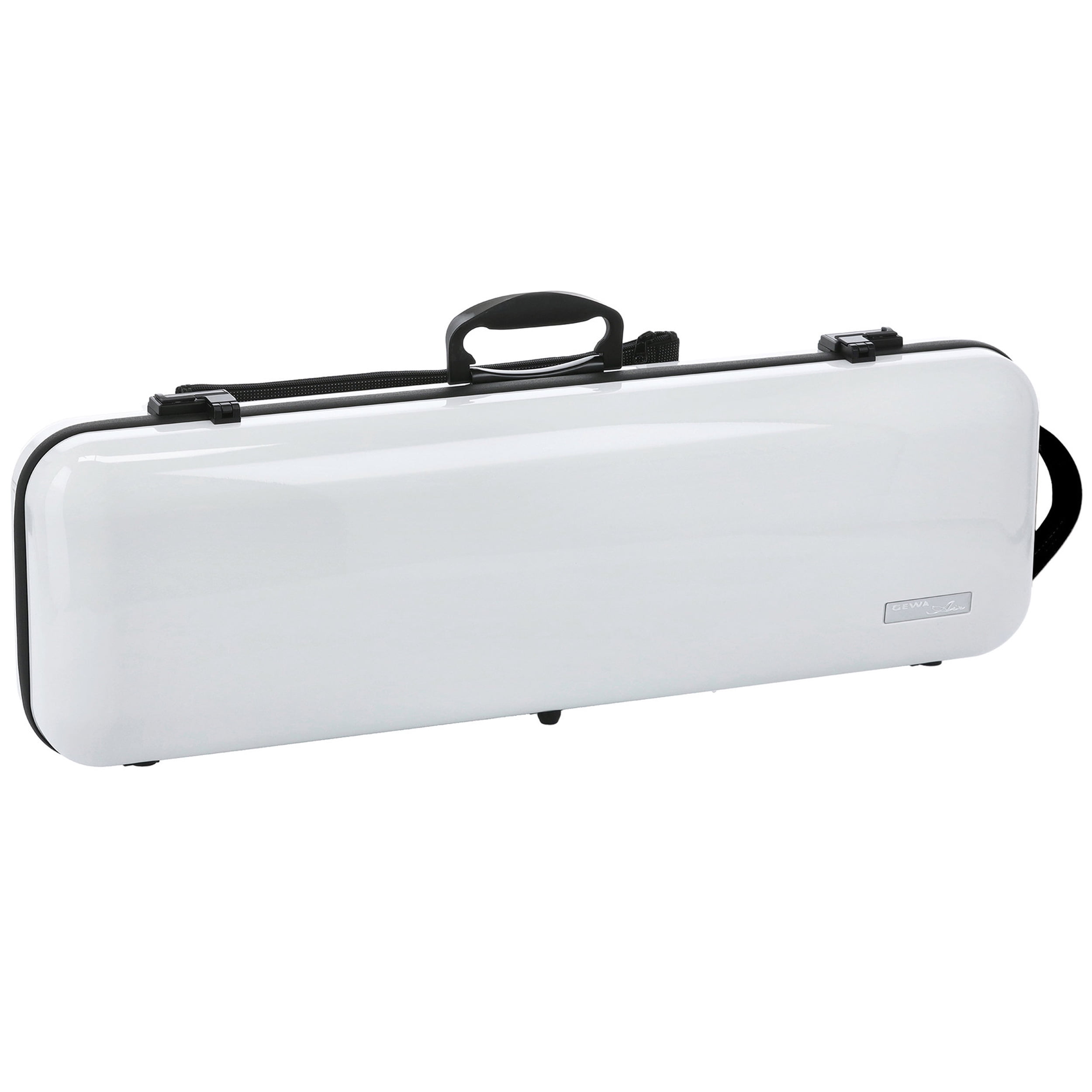 GEWA Violin Case, Air 2.1, Oblong, 4/4, Black/Black, High Gloss, w/Subway Handle