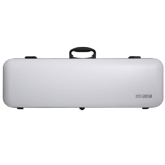 GEWA Air 2.1 4/4 Oblong Violin Case - White/Black Matte w/ Subway Handle