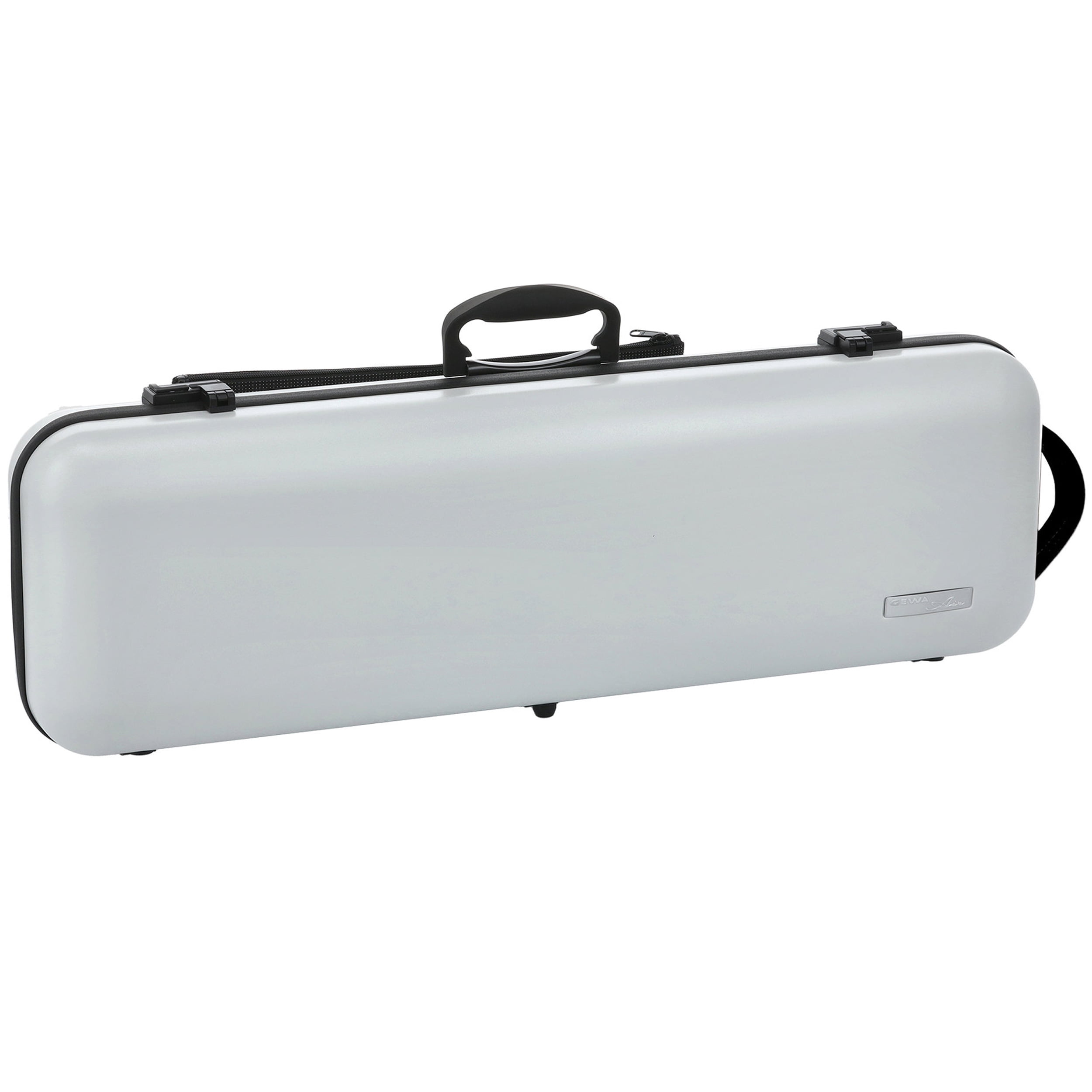 GEWA Air 2.1 4/4 Oblong Violin Case - White/Black Matte w/ Subway Handle