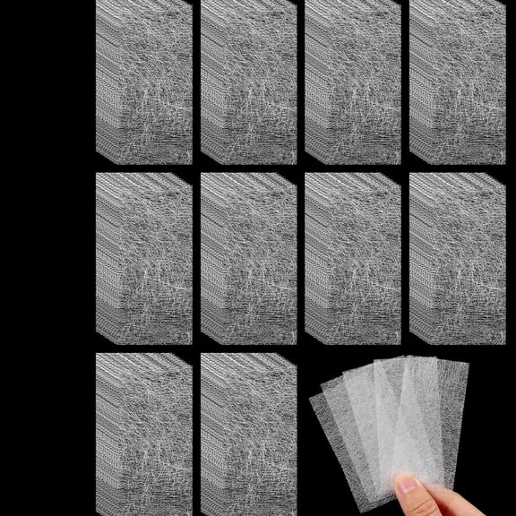 GEWIKK 100 Pcs Silk Nail Wrap, Clear Nail Extension Wrap | for Repair, Splits, Breaks, and Reinforcement, Soft, Lightweight, and Easy to Use for Women Home Salon