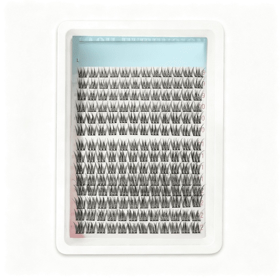 GEWIKK Spider Lash Clusters Natural Breeze Eyelash Clusters Wispy Cluster Eyelash Extensions D Curl 10-16Mm Clear Band Lashes Cluster Salon-Like Lash Extensions Soft Glam by