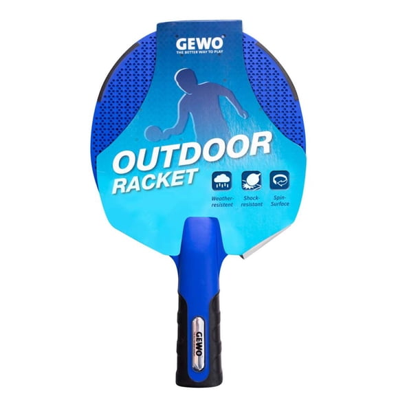 GEWO Blue Grip Outdoor Table Tennis Paddle