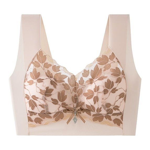 GEWSEY Bra,Senobra - Versatile Comfy Lift & Flex Wireless Bra Pink, XL