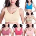 thumbnail image 1 of GEWSEY Breathable Cool Liftup Air Bra,2025 Seamless Wireless Plus Women Yoga Tops Padded Sports Bra Workout Fitness Running (Hot Pink, 42C-D/44A-D), 1 of 6