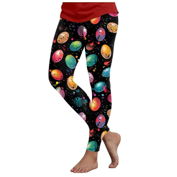 GEWSEY Capri Leggings for Women Floral Print High Waist Capris Pants Tummy Control Knee Length Slim Fit Yoga Cropped Trouser Pink, L