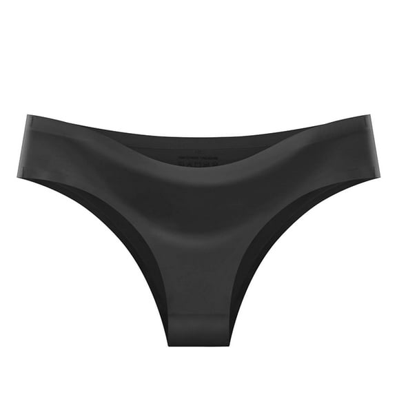 GEWSEY Cotton Thongs for Women Soft Low Rise Sexy Thong Ladies Panties Womens Underwear (Green, S)