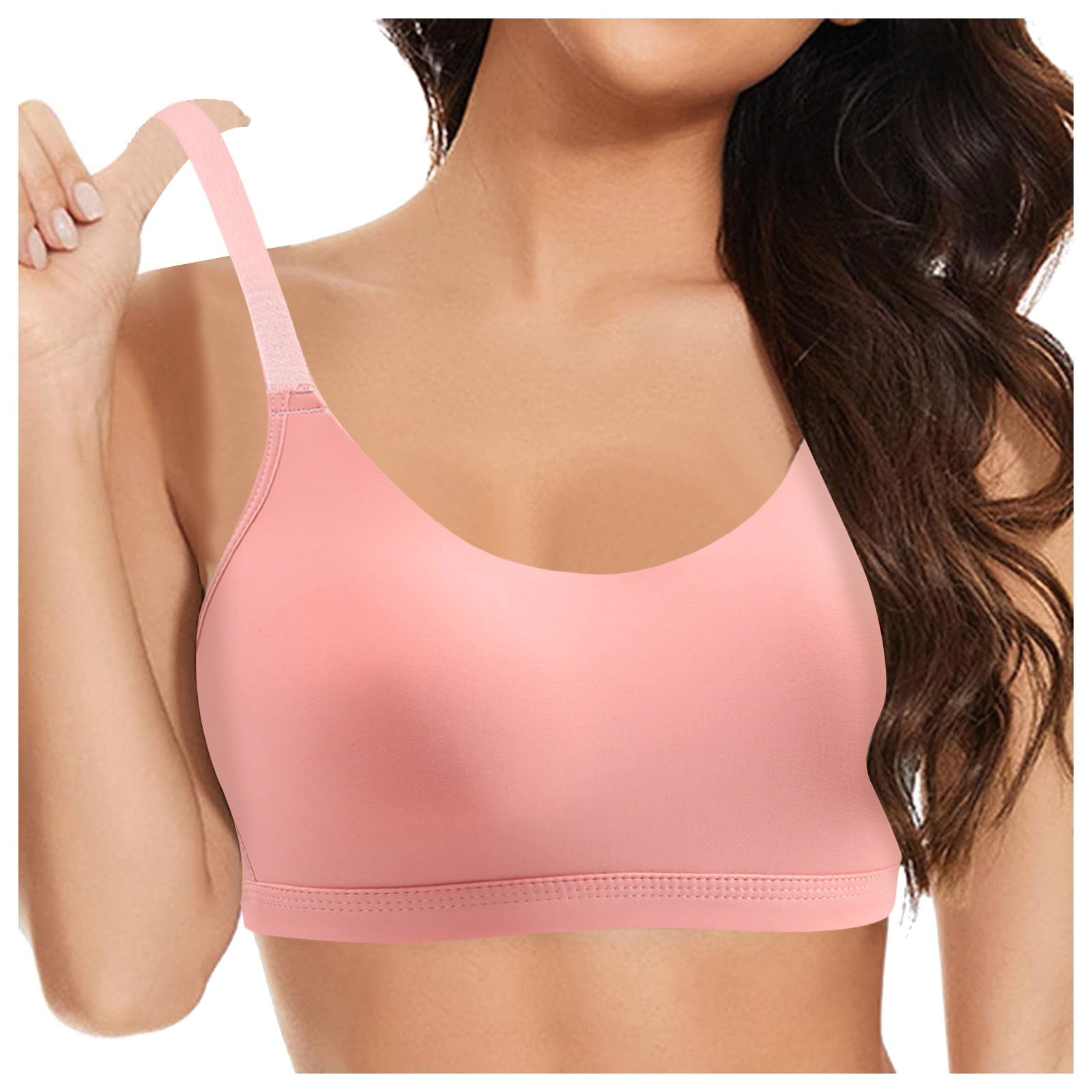 2025 Floralshe Bra, Women's Solid Color Four Rows Adjustable