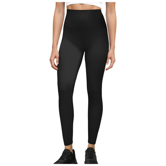 GEWSEY High Waisted Lounge Legging 25" - Buttery Soft Workout Yoga Pants for Women (Black, XXL)