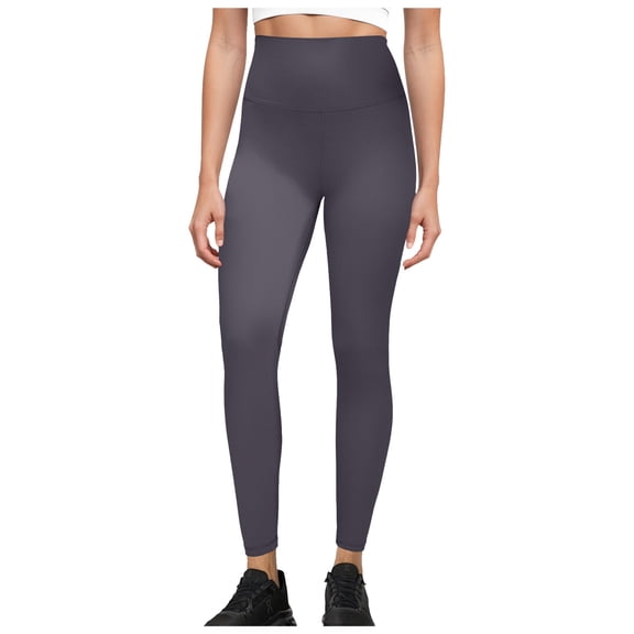 GEWSEY High Waisted Lounge Legging 25" - Buttery Soft Workout Yoga Pants for Women (Grey, XS)