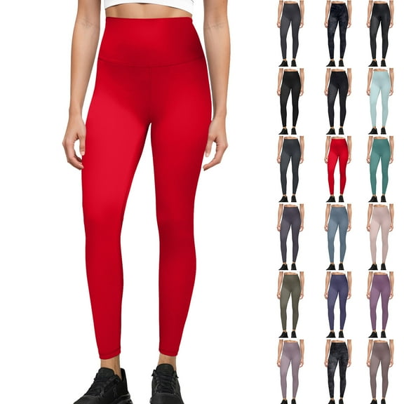 GEWSEY High Waisted Lounge Legging 25" - Buttery Soft Workout Yoga Pants for Women (Purple, M)