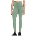thumbnail image 1 of GEWSEY High Waisted Yoga Leggings for Women 25'' Ultra Soft Workout Pants Squat Proof Athletic Legging for Running (Light Green, XS), 1 of 7
