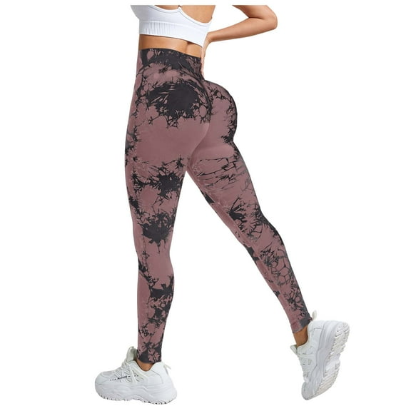 GEWSEY Legging Anti Cellulite Women 3D Compression High Waisted Lifting Yoga Pants Workout Tummy Control Opaque (Brick Red, S)