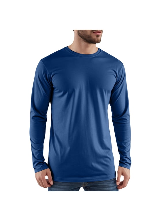Long Sleeve Shirts for Men UPF 50+ Sun Shirts UV Protection Rash Guard Swim Shirts Fishing Summer Athletic (Navy, XL)