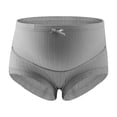 thumbnail image 1 of GEWSEY Maternity Underwear, Pure Comfort Cotton Panties, Women's Maternity Pregnancy High Waist Underwear (Grey, 4XL), 1 of 7