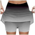 thumbnail image 1 of GEWSEY Plus Size Athletic Skort Tennis Midi Skirts for Women with Pockets High Waisted Golf Skorts Skirts (Grey, S), 1 of 5