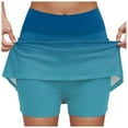 thumbnail image 1 of GEWSEY Plus Size Athletic Skort Tennis Midi Skirts for Women with Pockets High Waisted Golf Skorts Skirts (Light Blue, XXL), 1 of 5