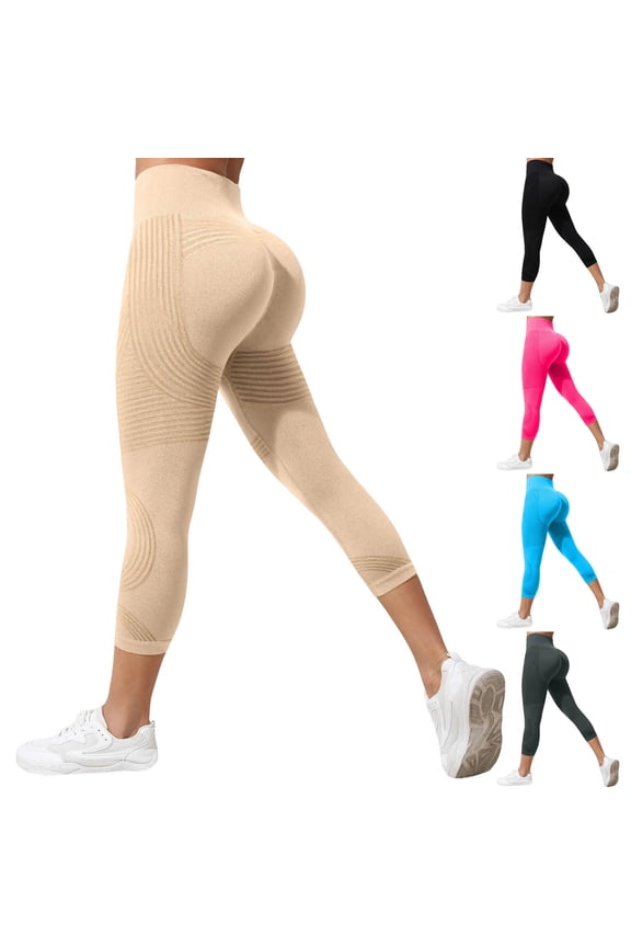 Resistance Band Leggings, High Waisted Butt Lifting Tummy Training Control, Anti Cellulite Legging for Gym (Black, L)
