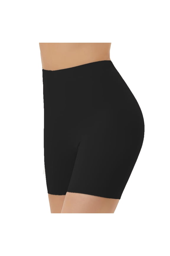 Shapewear Tummy Control, Mid-Waist Body Shaper Shorts, Women's Girdle Shorts and Spanks Shape Wear (Black, XL)