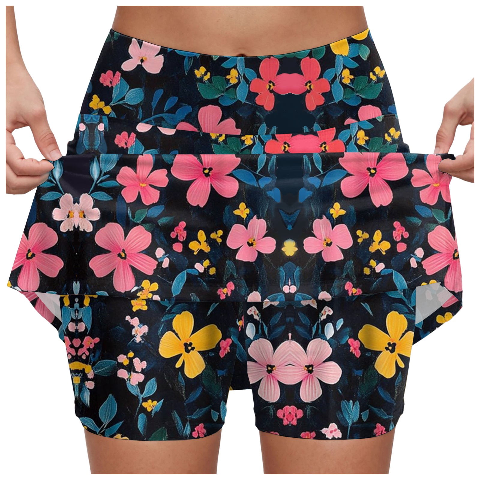 GEWSEY Skorts for Women Plus Size Dressy Casual Athletic Golf Tennis ...