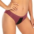 thumbnail image 1 of GEWSEY Super Leakproof Period Plus Size Underwear for Women Low Rise Heavy Flow Seamless Bikini Period Panties (Red, XXL), 1 of 4