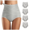 thumbnail image 1 of GEWSEY Tummy Control Shapewear Panties for Women-High Waisted Body Shaper Underwear Seamless Shapewear Panty Girdle (Light Gray, XL), 1 of 9