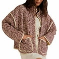 thumbnail image 1 of GEWSEY Women Floral Quilted Puffer Jacket Cropped Lightweight Patchwork Vintage Padded Short Coat Outerwear (Pink, S), 1 of 4