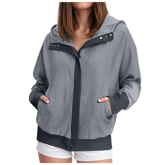 GEWSEY Women Oversized Hoodies Casual Cute Sweatshirts 2025 Pullover Fashion Y2K Top Fall Outfits (Light Blue, M)