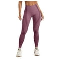 thumbnail image 1 of GEWSEY Women Seamless Leggings Smile Contour High Waist Workout Gym Yoga Pants (Red1, S), 1 of 4