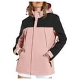 thumbnail image 1 of GEWSEY Women Ski Jacket Waterproof Insulated Winter Snow Coat for Skiing Snowboarding Rain Coats Oversize Unisex (Pink, M), 1 of 6