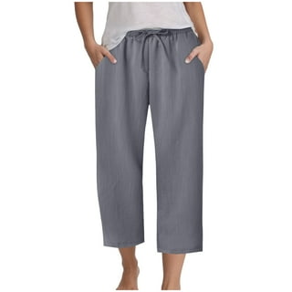 ★ODOR★ Jersey capri pants in grey P0000FXX Jersey Capris