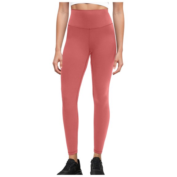 GEWSEY Women's Easy High Rise Contender Deluxe Legging (Watermelon Red, XS)
