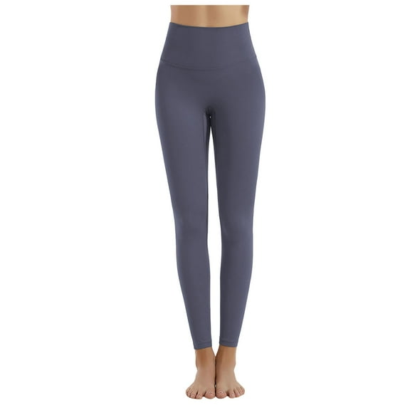 GEWSEY Women's High Rise Contour Bonded Ankle Legging Ultra High Legging Tight with Pockets (Dark Gray, XXL)