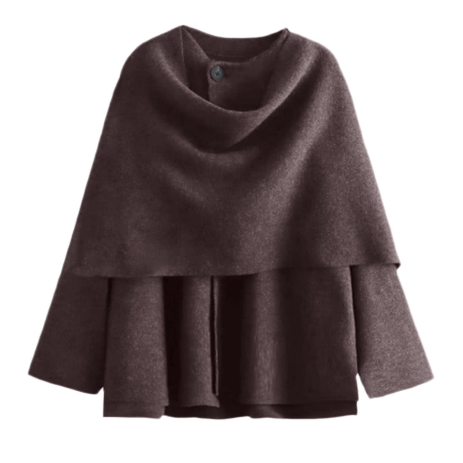 GEWSEY Women's Oversized Scarf Jacket Shawl Wraps Knit Long Sleeve
