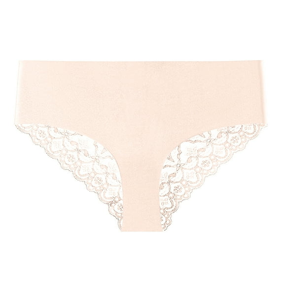 GEWSEY Women's Panties Female Underwear Ladies Briefs Panty Briefs (Light Yellow, M)