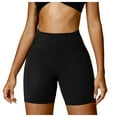 thumbnail image 1 of GEWSEY Women's Short Leggings Ultra Soft Modal Cotton Shorts Under Dresses Mid Thigh Leggings Pants Black, XL, 1 of 7