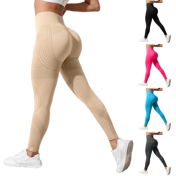 GEWSEY Womens 3D Compression Leggings, 2025 New Slimming Anti Cellulite Leggings High Waist Push Up Yoga Sport Pants (Dark Gray, L)