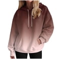 thumbnail image 1 of GEWSEY Womens Neon Print Oversized Hoodies Drawstring Pullover Sweatshirt Trendy Sweater Tops Fall Fashion Clothes (Coffee, S), 1 of 6
