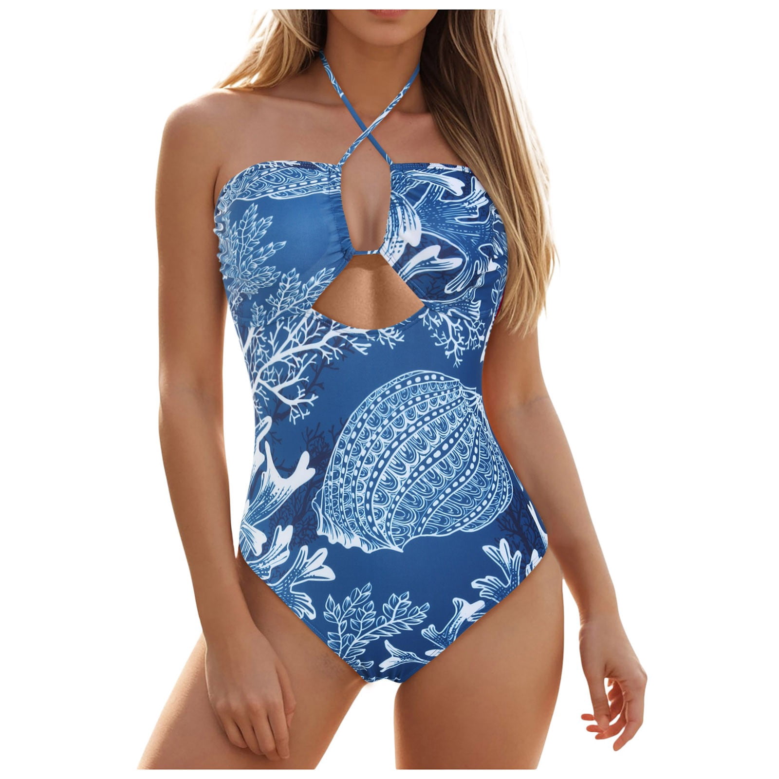 Women's One Piece Flattering Cheeky High Cut Out Cute Swimsuit