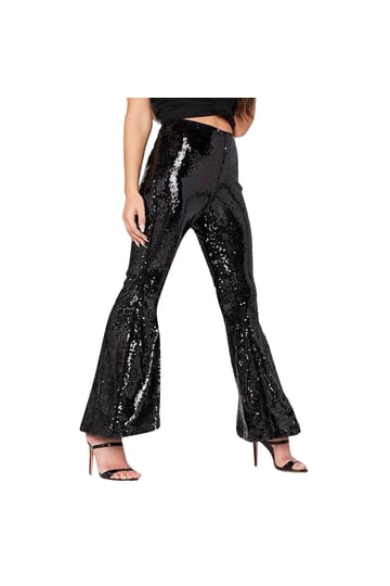 glitter dress pants Music City Sweetie High Waist Sequin Pants