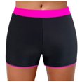 thumbnail image 1 of GEWSEY Womens Swim Shorts Solid Tankini Bottoms Swimsuit Bottoms Hot Pink, L, 1 of 7