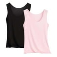 thumbnail image 1 of GEWSEY Womens Tank Tops Summer Tops Sleeveless Casual Crew Neck Tee Shirts Loose Fit Basic Shirts (Light Pink, L), 1 of 4